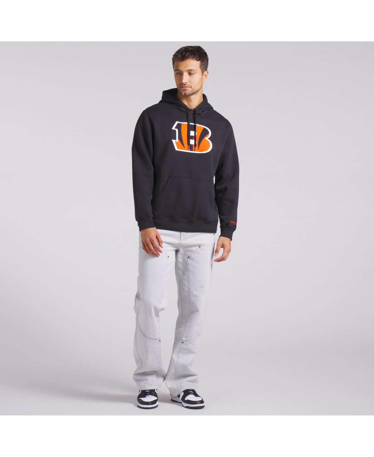 FANATICS MEN'S BLACK CINCINNATI BENGALS LEGACY FLEECE PULLOVER HOODIE