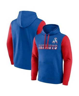Fanatics - Men's Navy New England Patriots Fleece Pullover Hoodie