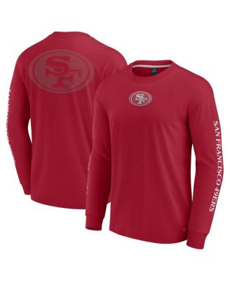 Fanatics - Men's and Women's Scarlet San Francisco 49ers Elements Strive Long Sleeve T-Shirt
