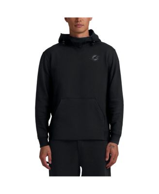 Men's and Women's Black Miami Dolphins Front Office Tonal Tri-Blend Pullover Hoodie