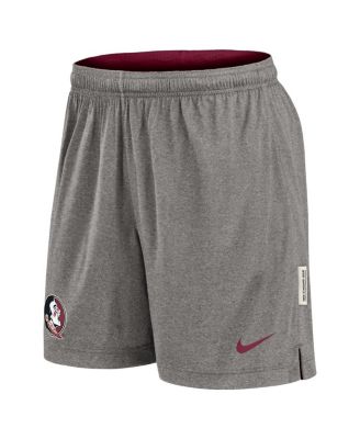 Men's Garnet/Heather Gray Florida State Seminoles Player Reversible Shorts
