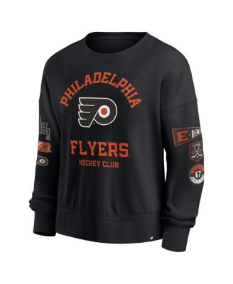 Women's Black Philadelphia Flyers Go Team Pullover Sweatshirt
