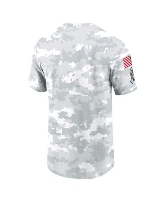 Men's White Las Vegas Raiders 2024 Salute To Service Big Tall Performance T-Shirt