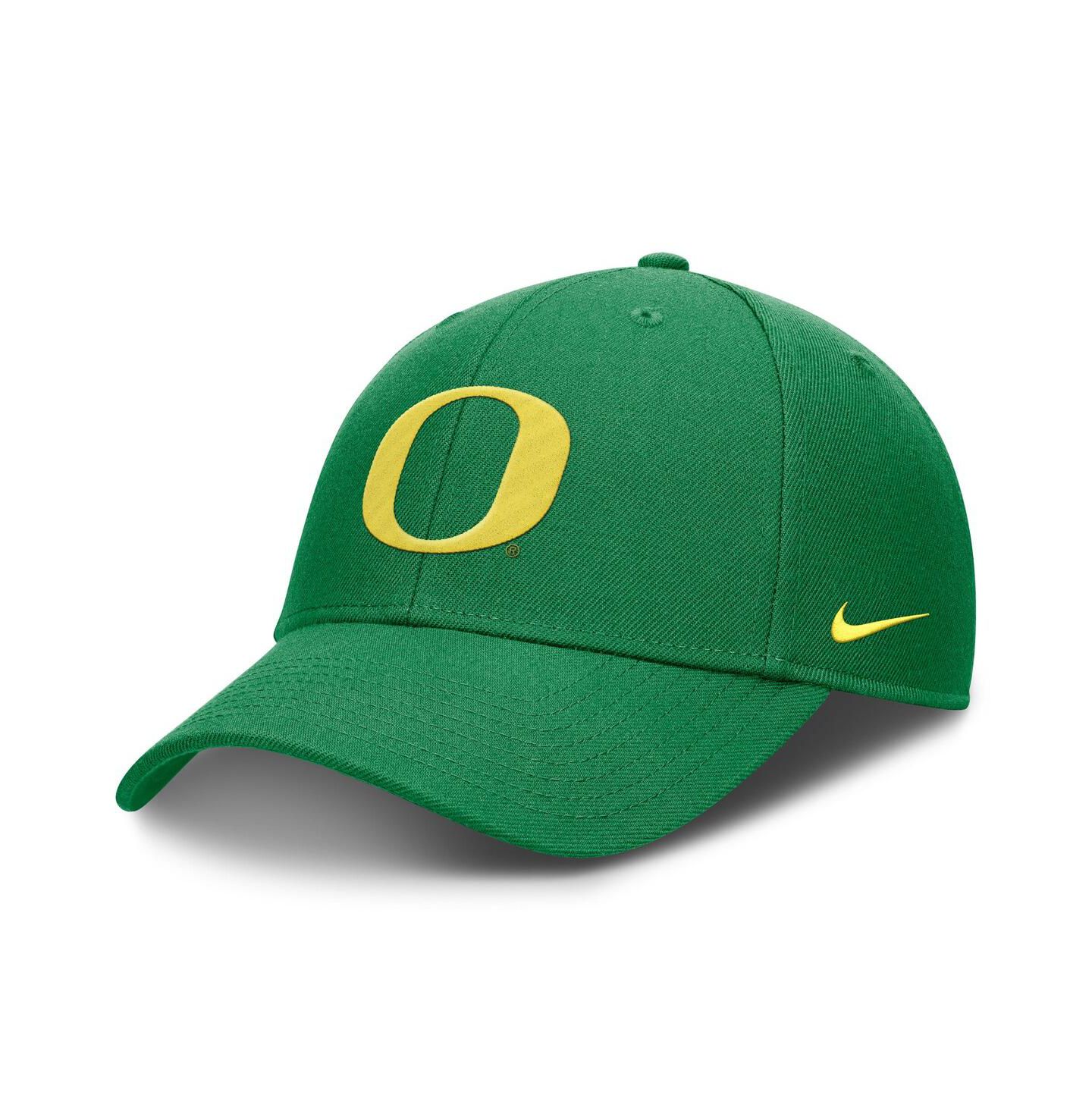 Мужская кепка Nike Green Oregon Ducks 2024 On-Field Performance Adjustable Hat — фото 1