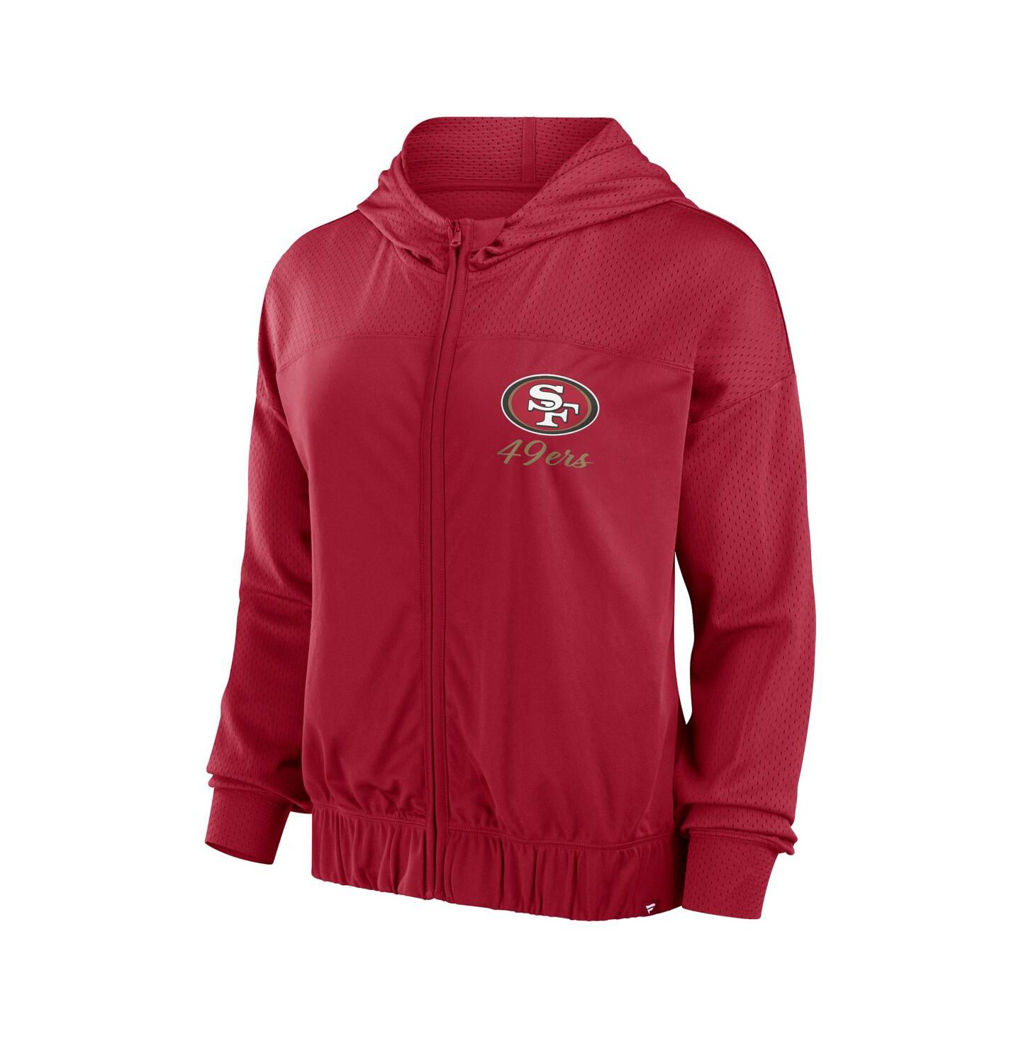 Женское худи Fanatics Scarlet San Francisco 49ers Script Lock Full-Zip — фото 3