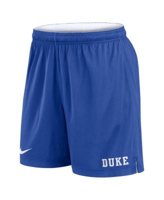 Men's White/Royal Duke Blue Devils Primetime Reversible Performance Shorts