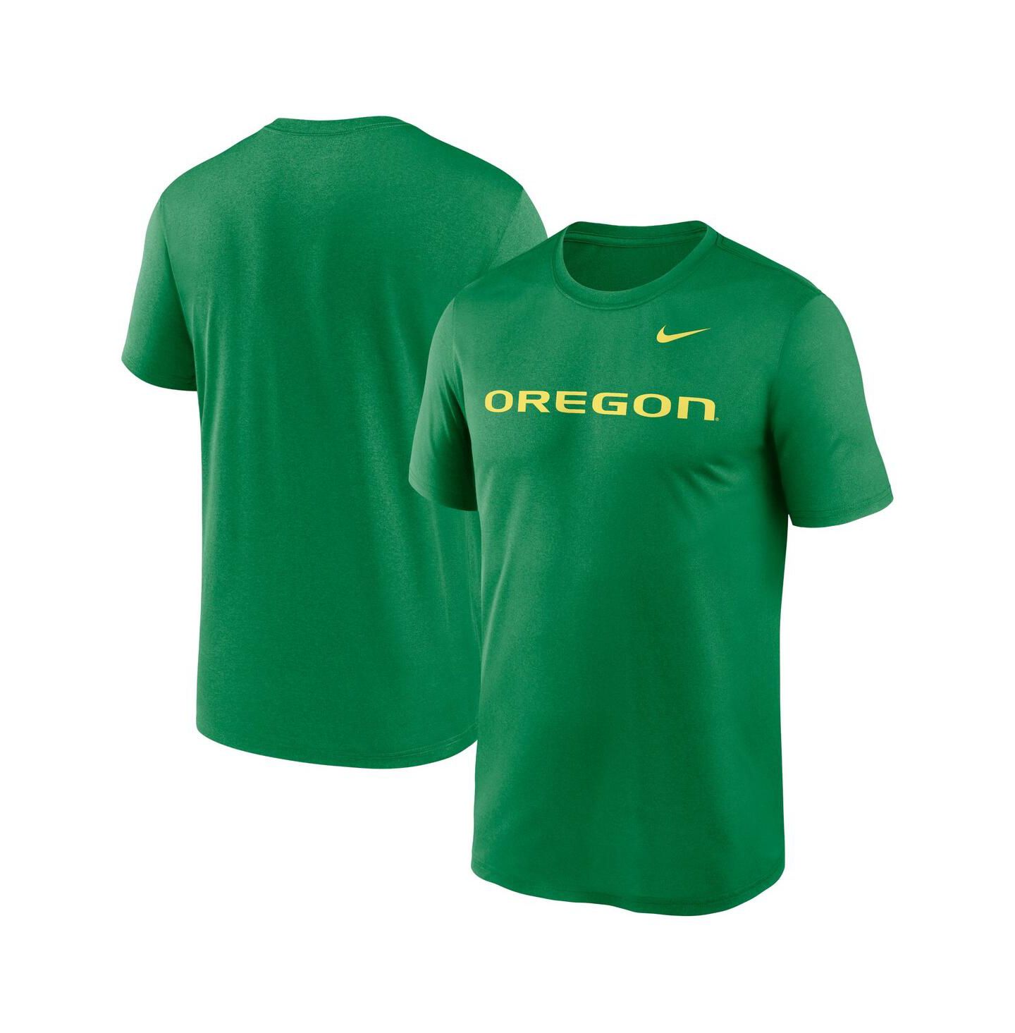 Мужская футболка Nike Green Oregon Ducks Primetime Legend Wordmark — фото 1