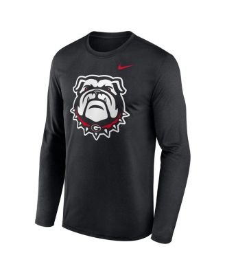 Men's Black Georgia Bulldogs Primetime Alternate Logo Legend Long Sleeve T-Shirt
