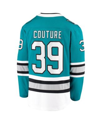 Men's Logan Couture Teal San Jose Sharks 30th Anniversary Premier Breakaway Player Jersey