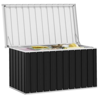 Storage Box Anthracite Galvanized steel, plastic Medium
