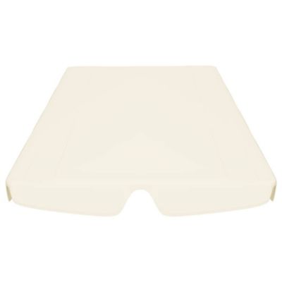 Replacement Canopy for Garden Swing Cream 59.1"/51.2"x41.3"/27.6"