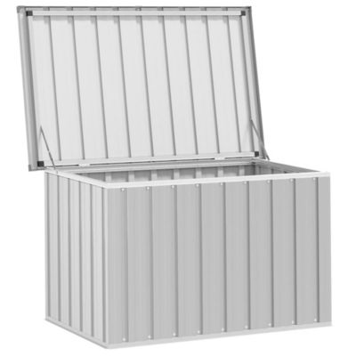 Storage Box Gray Galvanized Steel 42.9 in x 26.4 in x 25.6 in
