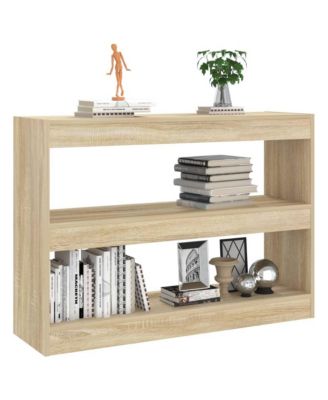 Book Cabinet/Room Divider Sonoma Oak 39.4"x11.8"x28.3"
