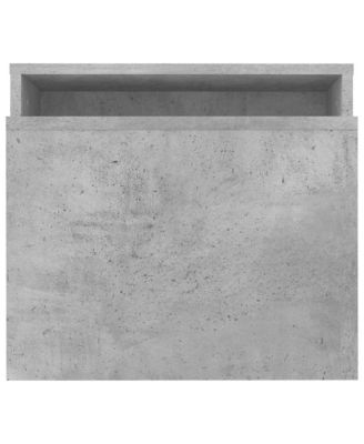 Coffee Table Set Concrete Gray 39.4"x18.9"x15.7" Engineered Wood