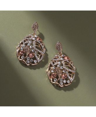 Abstract Leaf Drop Earrings