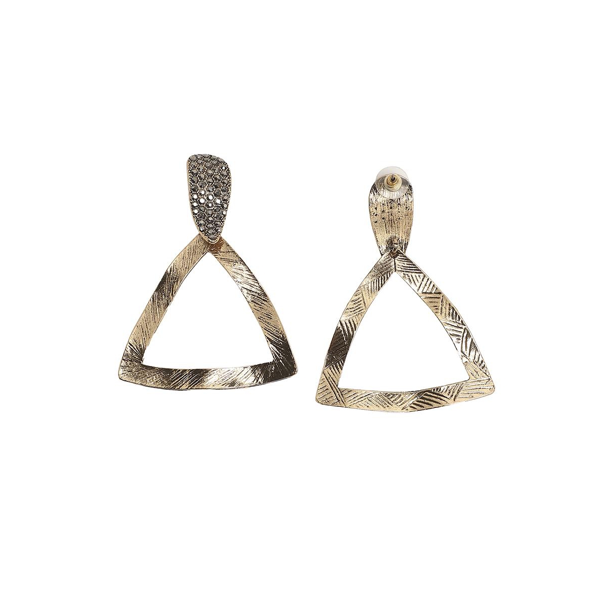 Sohi Party Drop Earrings In Gold