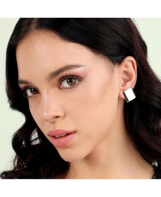 Minimal Square Stud Earrings