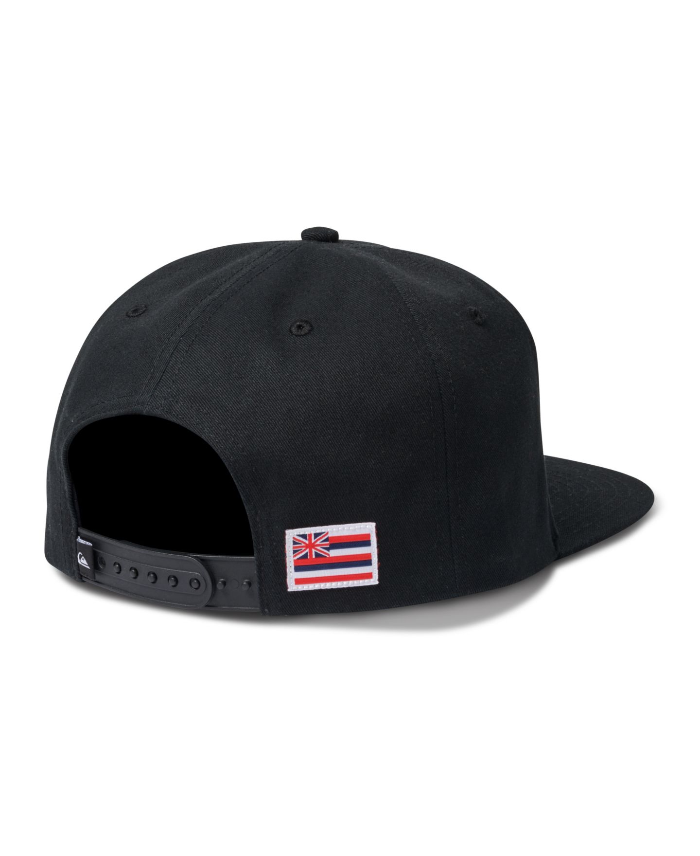 Мужская кепка Quiksilver Hi Pua Snapback Trucker Hat, цвет: Чёрный — фото 2