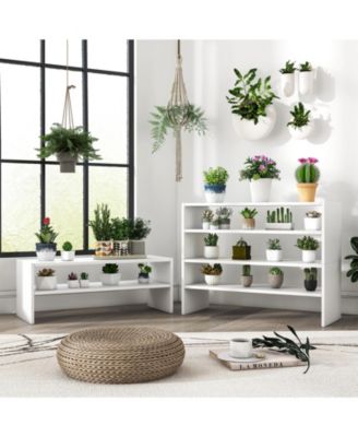 3 Pieces 31-Inch Stackable Multi-Shape Shoe Rack