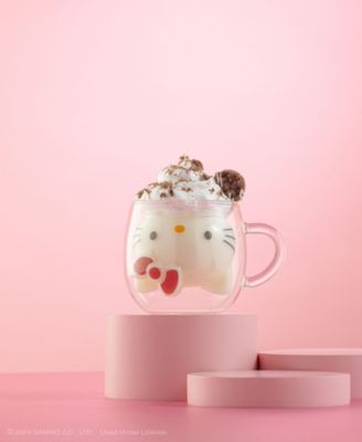 Hello Kitty 3D Double Wall Espresso Glass