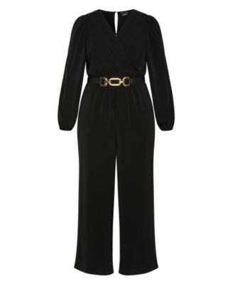 Plus Size Avah Wide Leg Jumpsuit