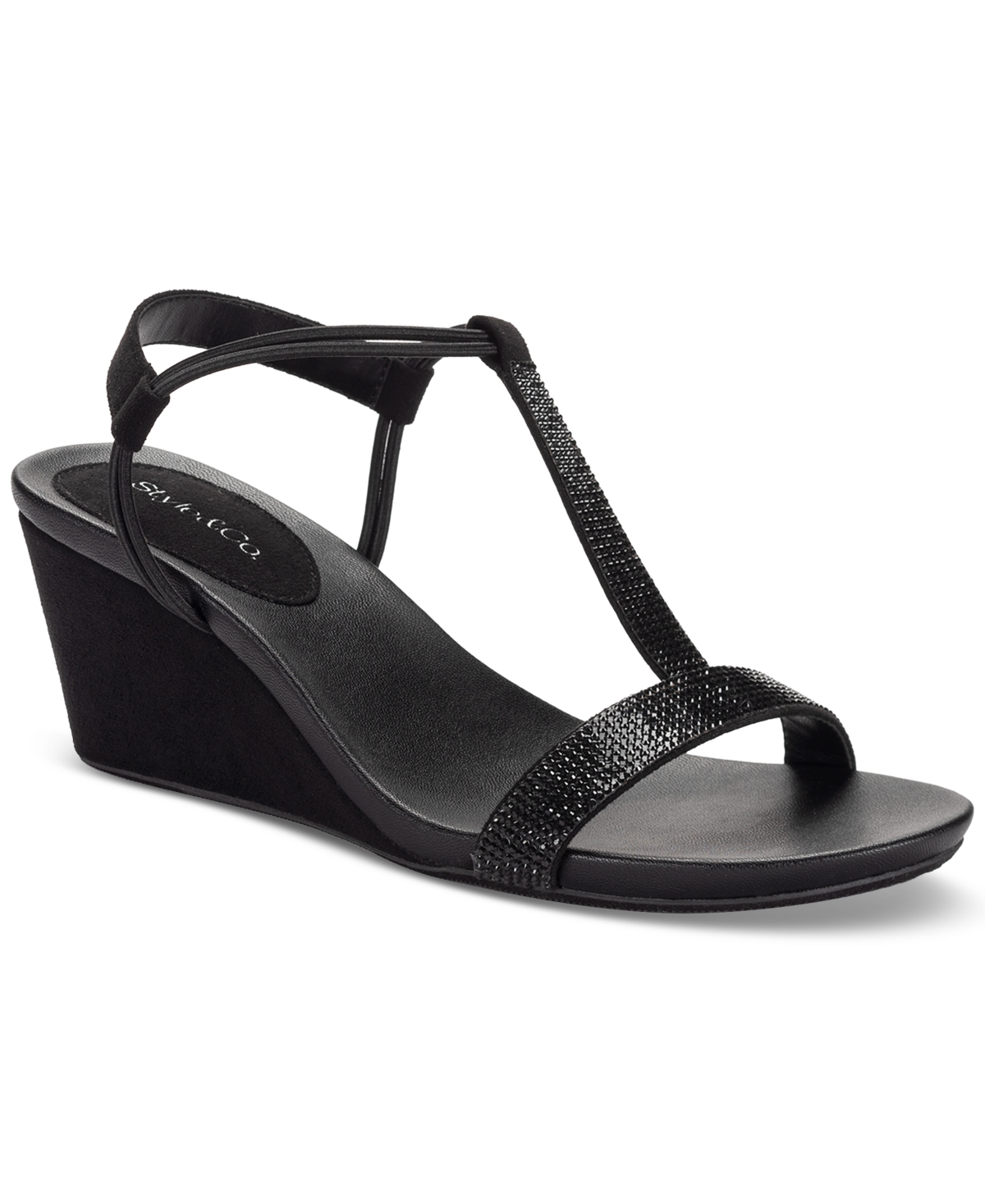 Women's Mulan Embellished Wedge Sandals, Created Macy's - Powder