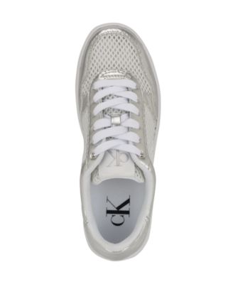 Calvin Klein Women's Heyra Logo Lace-Up Sneakers - Macy's