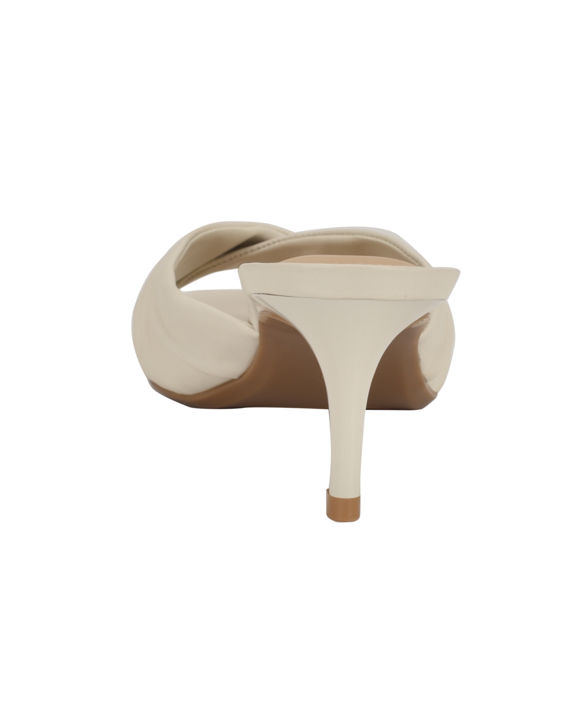 Calvin Klein Imeena Sandal In Ivory Leather