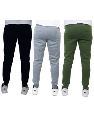 Men's Pro Star Slim Fit Fleece Lined Joggers-3 Pack