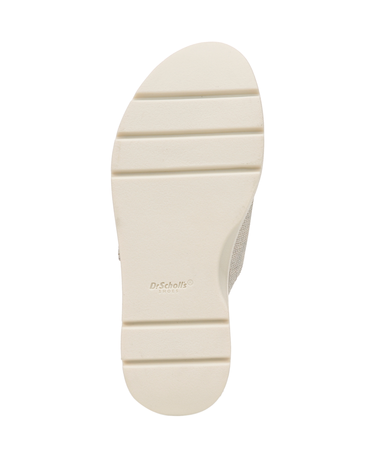Shop Dr. Scholl's Women's Nice Day Max Og Slide Wedge Sandals In Off White Faux Leather