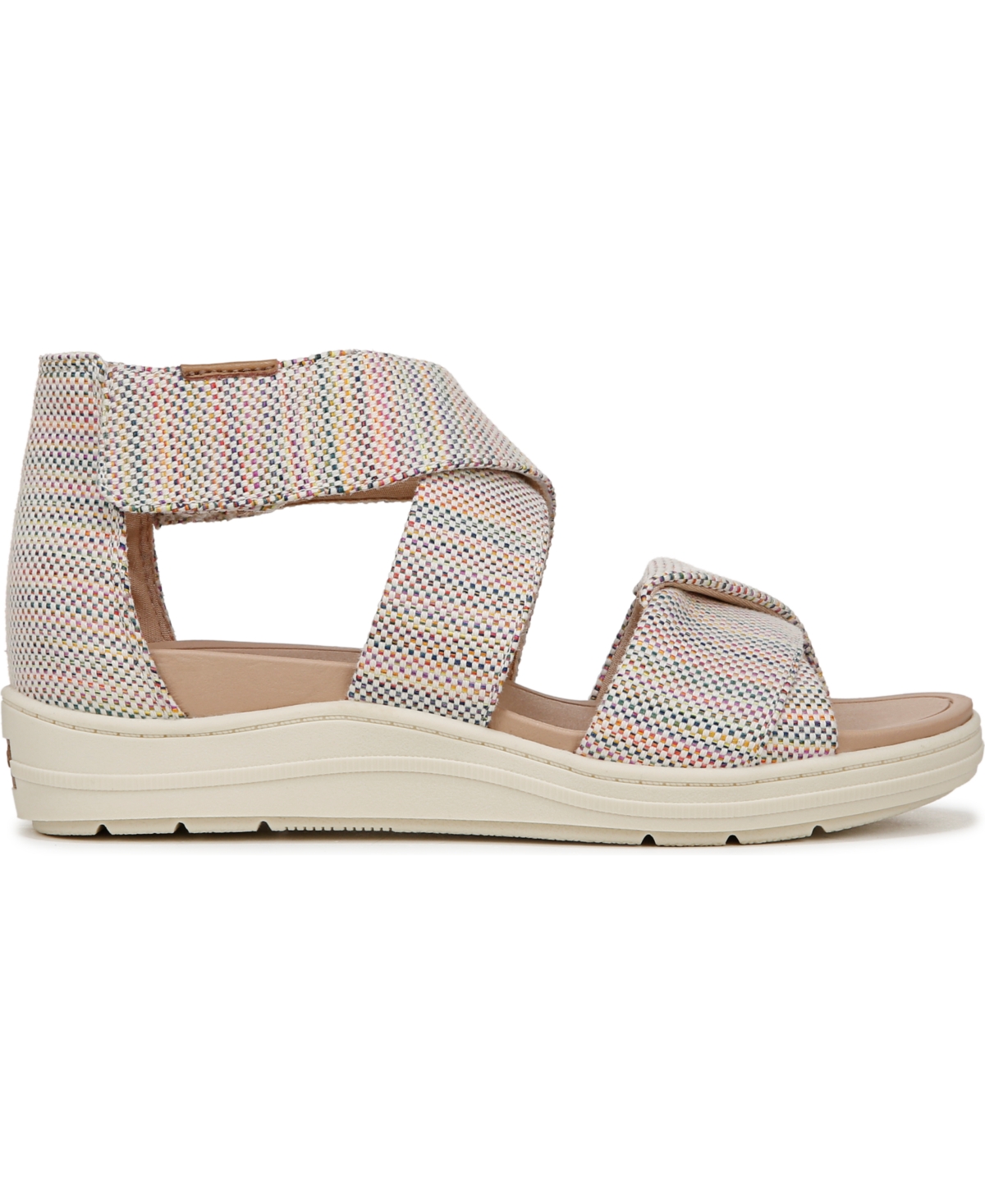 DR. SCHOLL'S WOMEN'S TIME OFF FUN ANKLE STRAP WEDGE SANDALS 