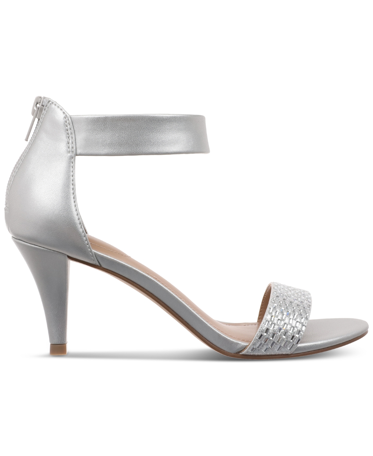 Shop Style & Co Women's Phillys Two-piece Evening Sandals, Created For Macy's