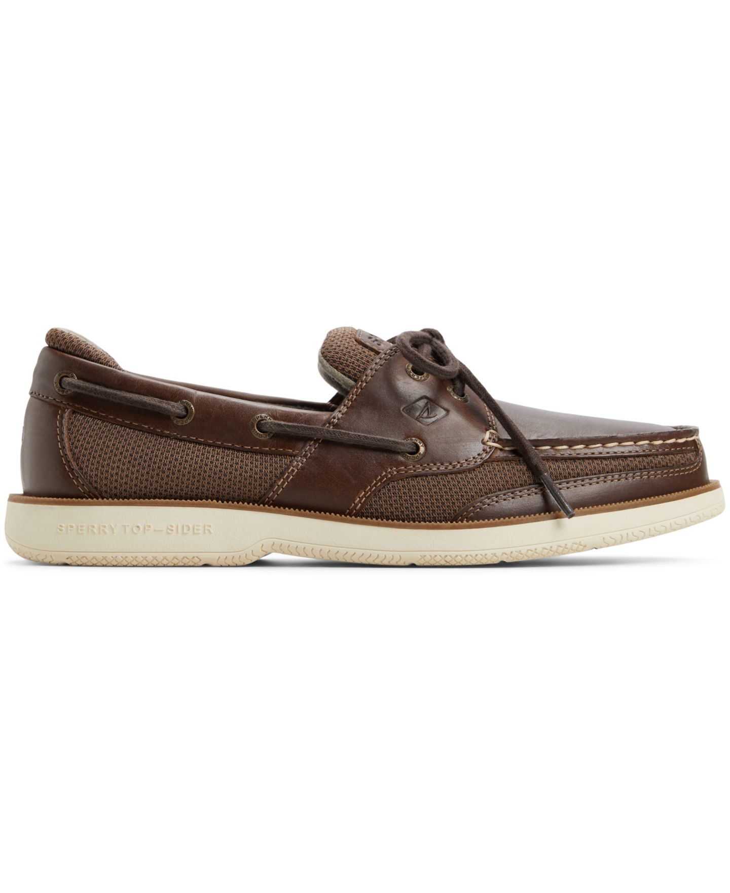 Обувь Sperry Men's Surveyor 2-Eye Boat Shoe, цвет: Тёмный коричневый — фото 2