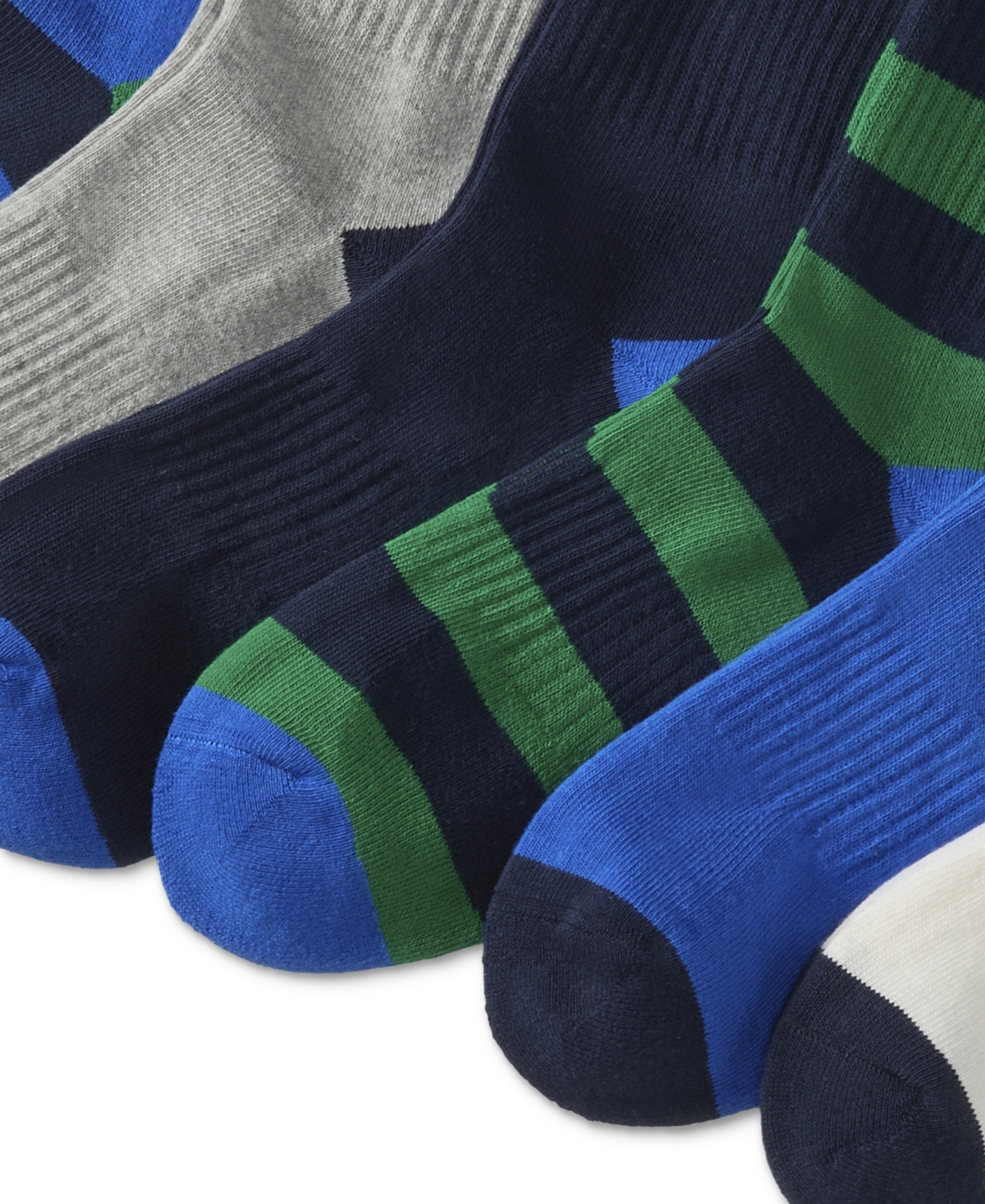Polo Ralph Lauren Assorted 6-pack Athletic Club Polo Bear Crew Socks In Multi