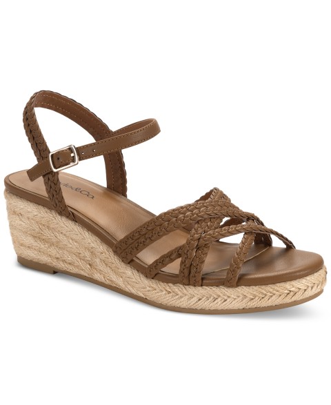 Женские сандалии Style & Co Women's Vanaa Buckles Wedge Sandals