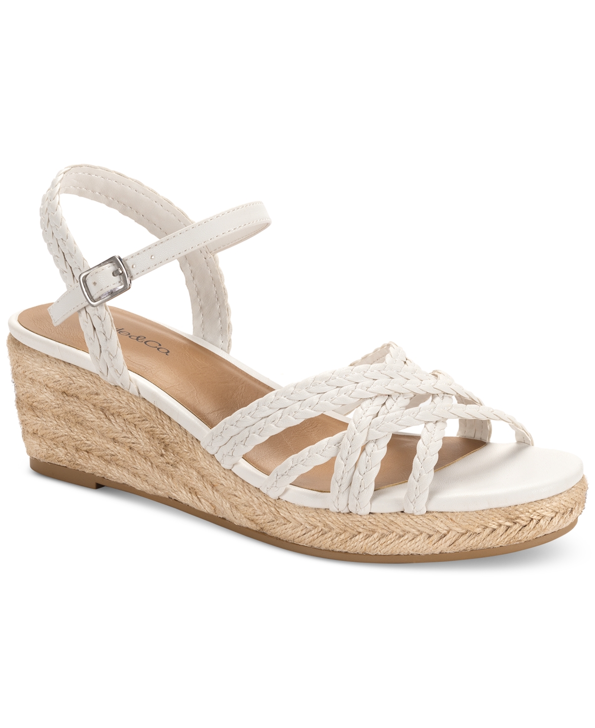 Women's Vanaa Wedge Sandals, Exclusively at Macy's - Acorn Brown