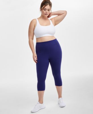 ID Ideology - Plus Size Flex-Stretch Cropped Leggings