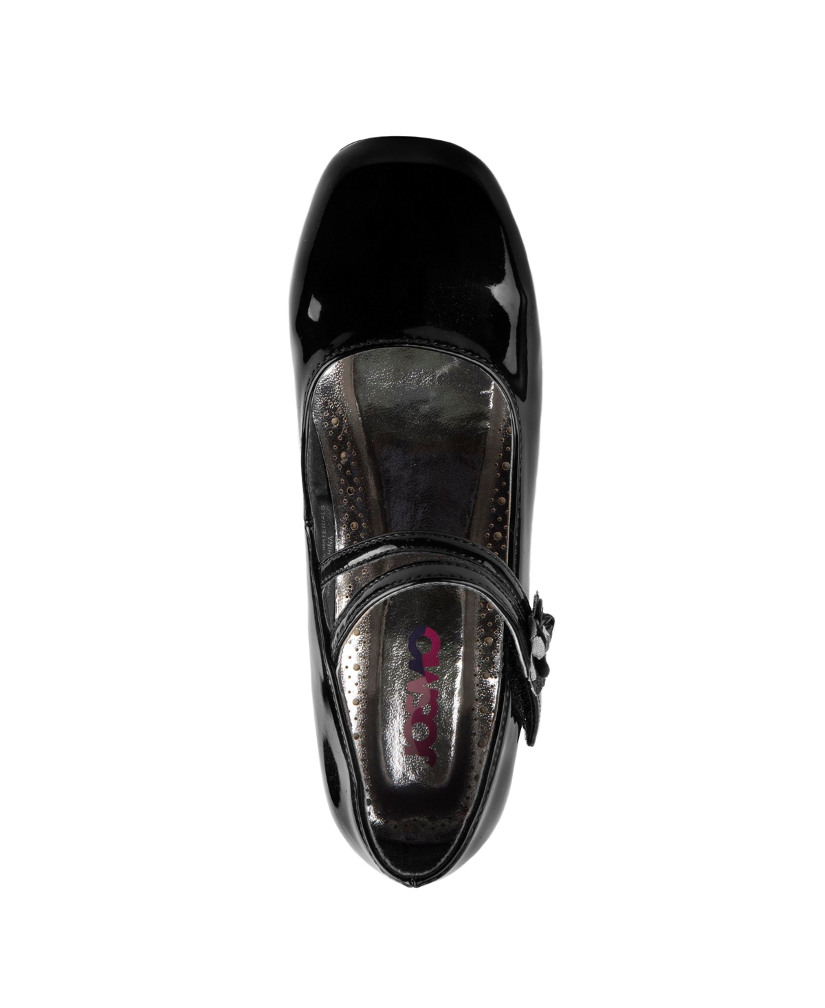 Shop Josmo Little Girls Mary Jane Dress Shoes In Black Patent
