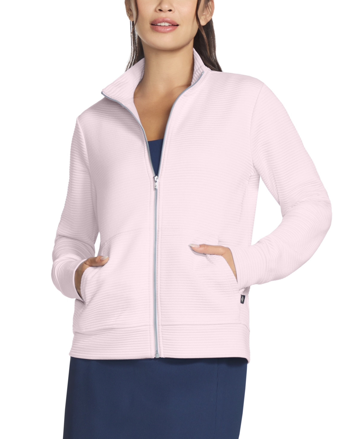 Women's GoWalk Ribbed Hoodless Jacket - Agave Green