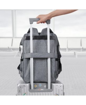 Wide Open Frame Diaper Bag Backpack