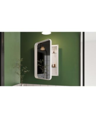 Space-Saving Medicine Cabinet with Mirror for Stylish Bathroom Storage