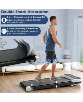 2.5HP Under Desk Treadmill for Home and Office Remote Control LED Display