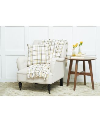 Honey Bee Plaid Throw, 50" x 60"