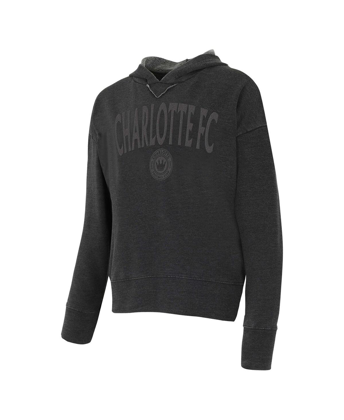 Shop Concepts Sport Women's Charcoal Charlotte Fc Volley Hoodie Long Sleeve T-shirt