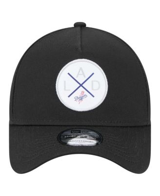Men's Black Los Angeles Dodgers 9FORTY A-Frame Adjustable Hat