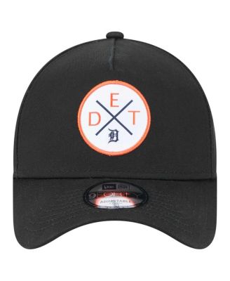 Men's Black Detroit Tigers 9FORTY A-Frame Adjustable Hat