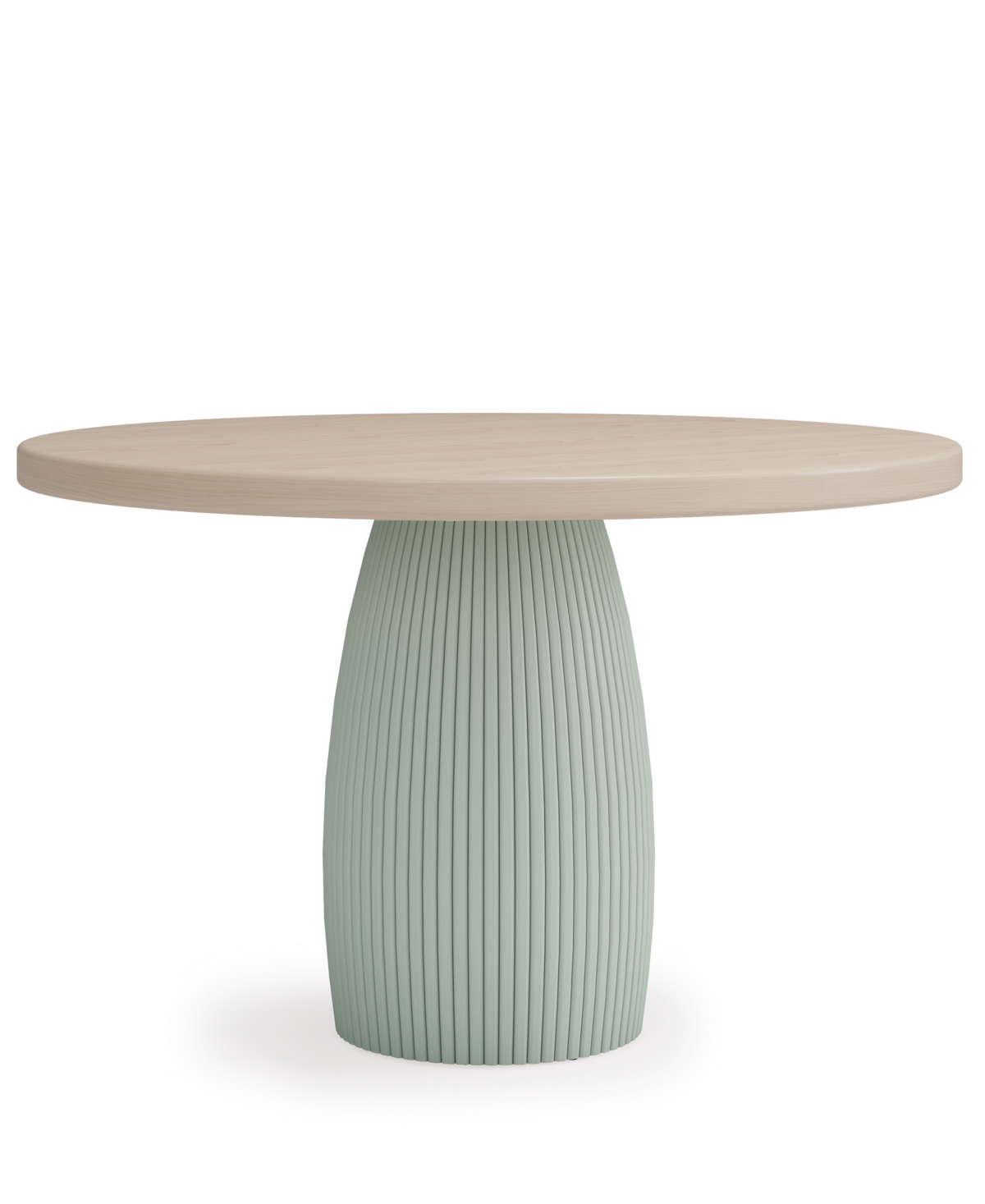 Macy's Lunare Round Dining Table In Sand,jade