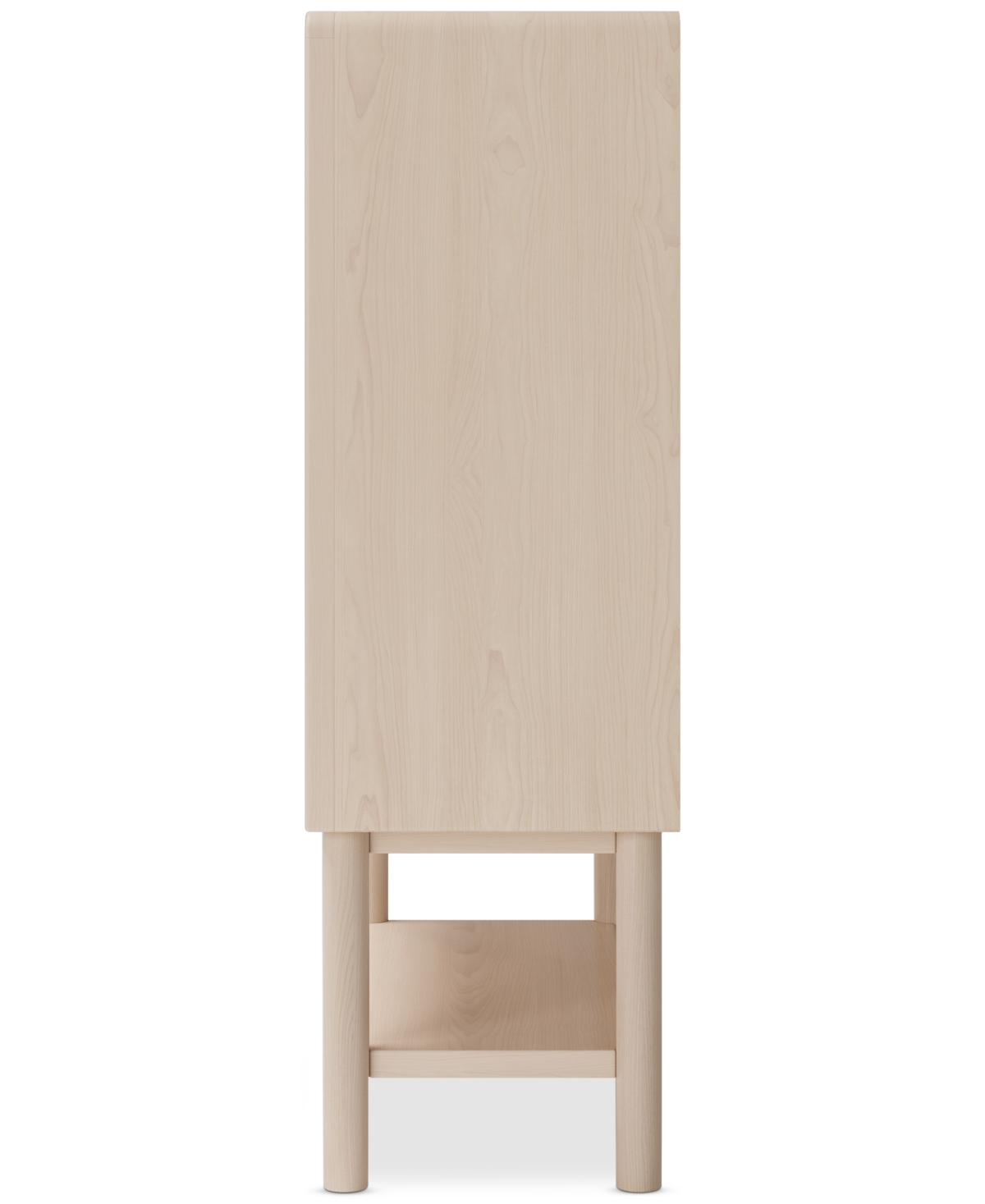 Macy's Lunare Bar Cabinet In White Sand