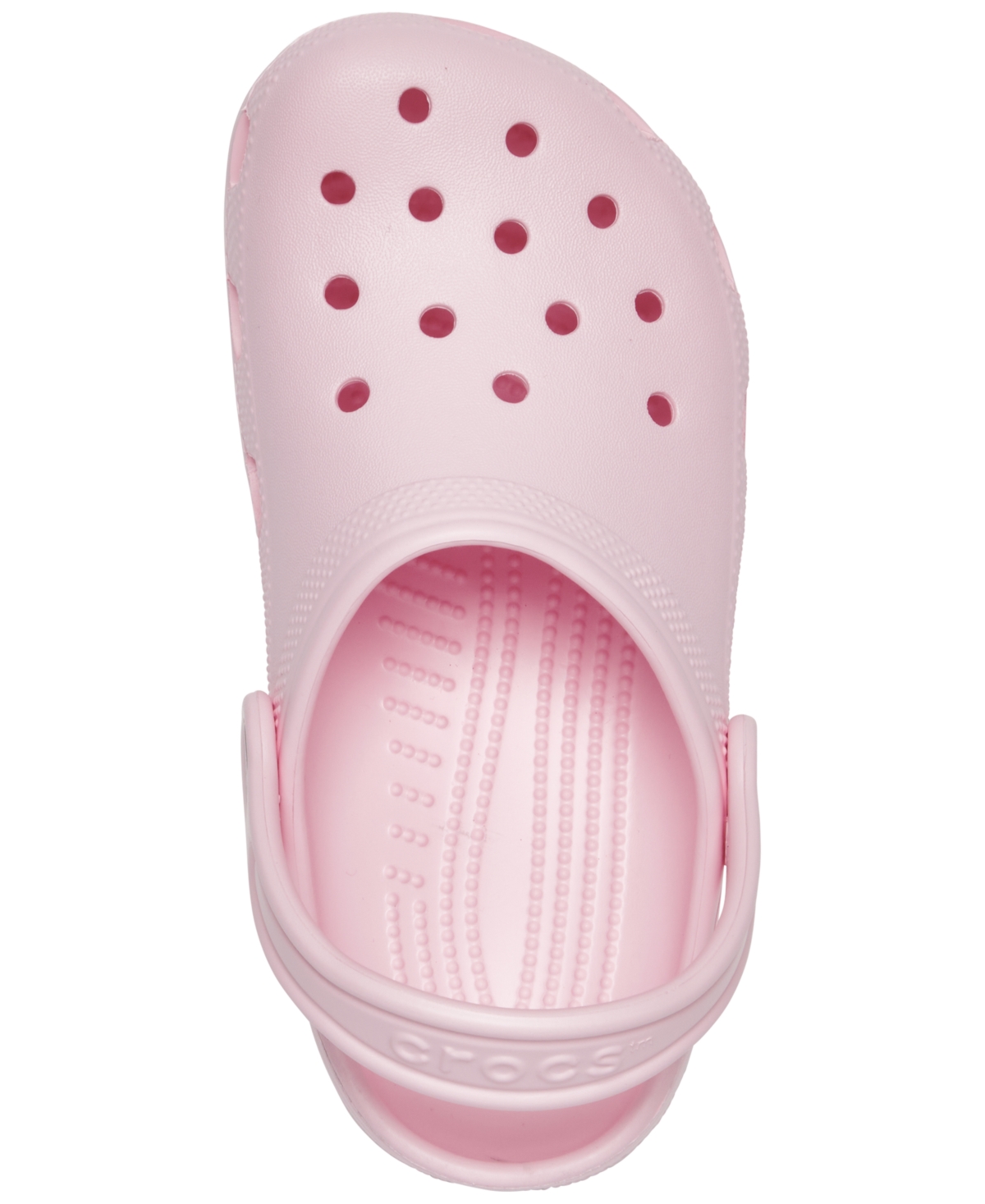 Crocs Little Girls Classic Clog Sandals From Finish Line In Pink Milk