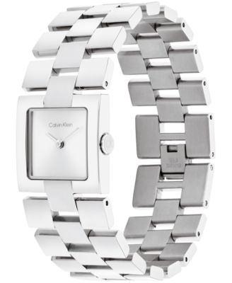 Women's CK Meridian Silver Tone Stainless Steel Bracelet Watch, 22mm